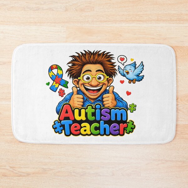 Item preview, Autism Teacher designed and sold by Mother Daughter Drawings .