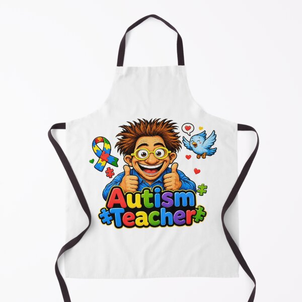Item preview, Autism Teacher designed and sold by Mother Daughter Drawings .