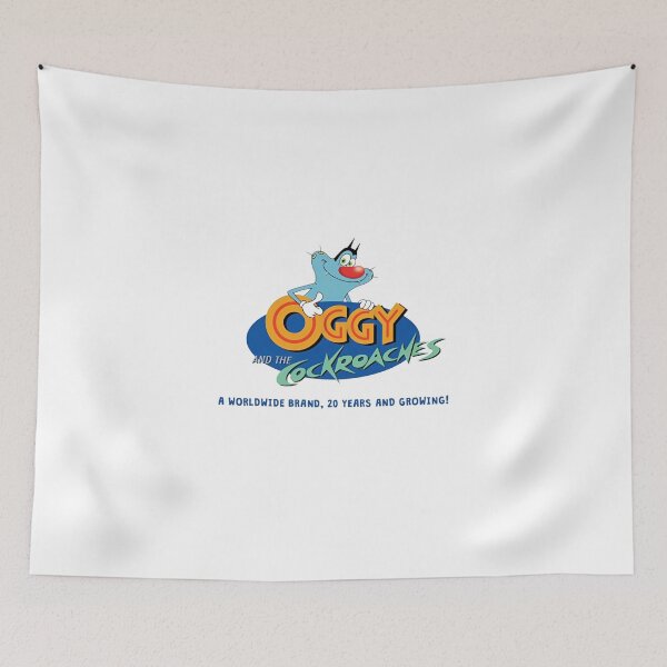 Item preview, Oggy and the Cockroaches 20 Years Brand Logo designed and sold by Moonpaw-Whimsy.