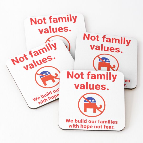 Item preview, Not family values. We build our families with hope not fear. designed and sold by Rachel the Artist .