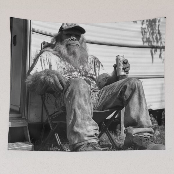 Item preview, Bigfoot Wall Art | Redneck Sasquatch | Man Cave Art | Gift For Him designed and sold by GSizzle1.