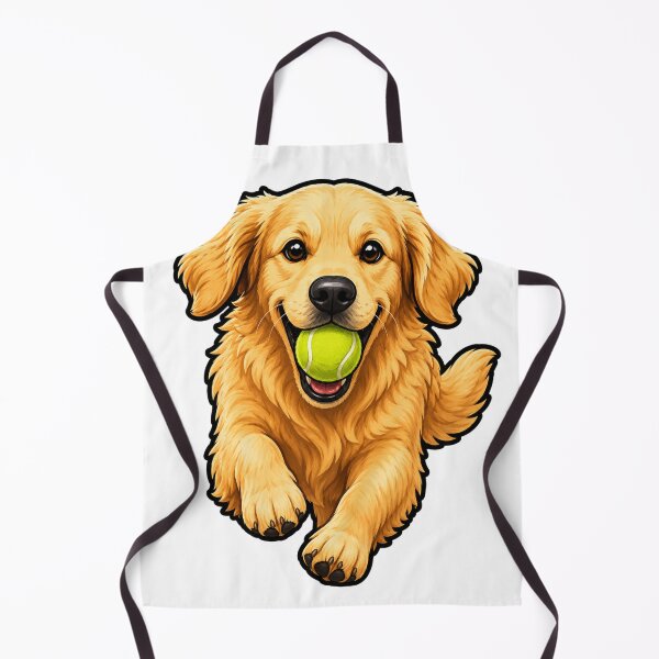 Item preview, Golden Retriever with Tennis Ball designed and sold by RudraXiome.