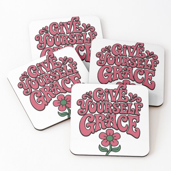 Item preview, Give Yourself Grace — Retro Groovy Self Care designed and sold by PlushFutura.