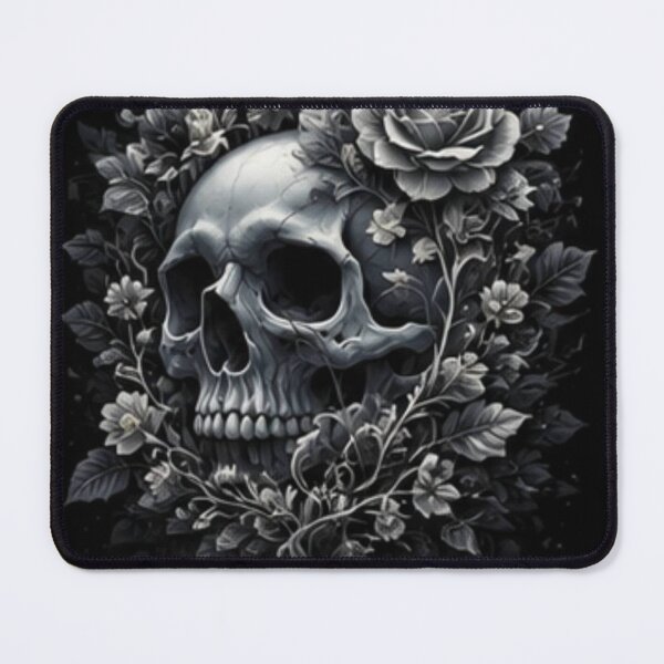 Item preview, Moonlight Bloom Skull designed and sold by 1NEOBOY.