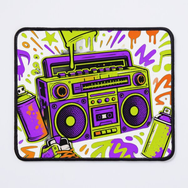 Item preview, Neon Boombox Graffiti Crown Tee designed and sold by PlengPoomofArts.