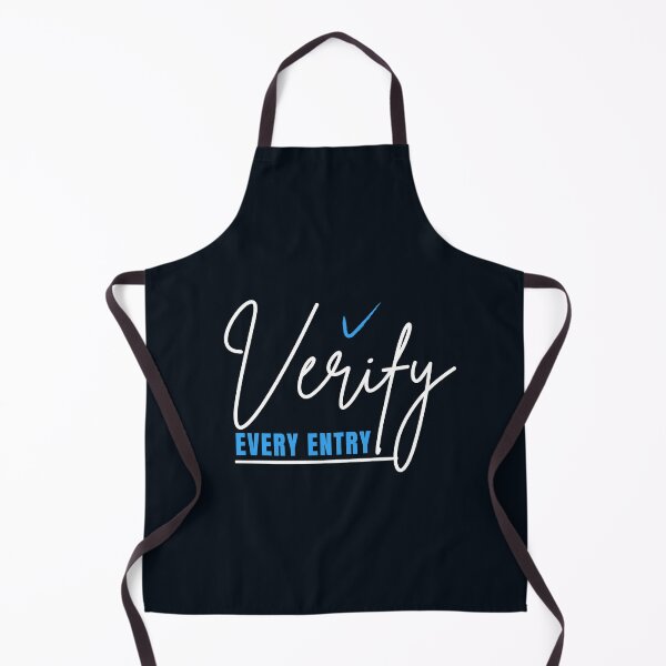 Item preview, Verify Every Entry | CPA Accountant Auditor Typography Design designed and sold by FCA SIR MERCH .