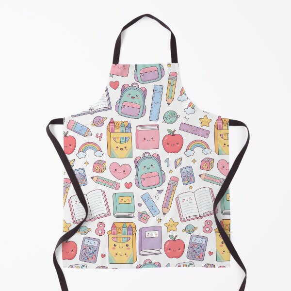 Item preview, Kawaii School Supplies Pattern designed and sold by InkFool.