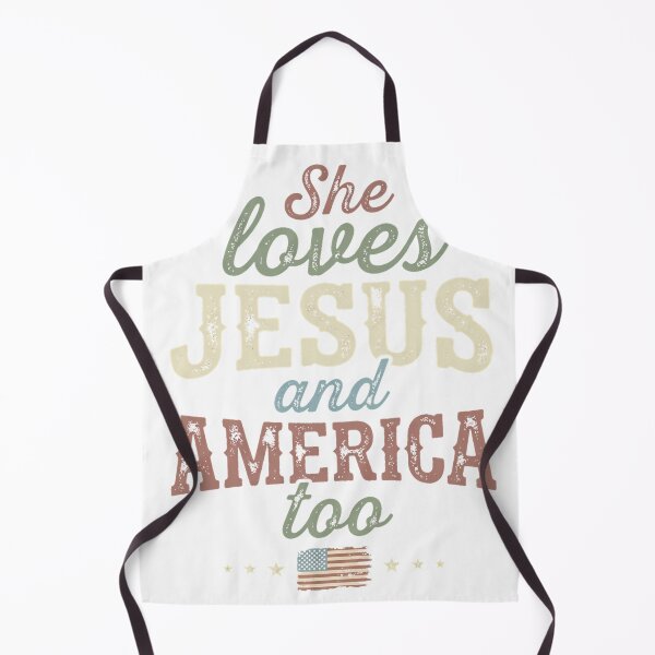 Item preview, She_loves_Jesus_America_too_202606090001 designed and sold by SavsMerch.