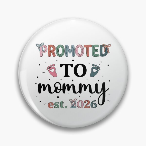 Item preview, Promoted To Mommy Est 2026 designed and sold by CharmiA Fox.