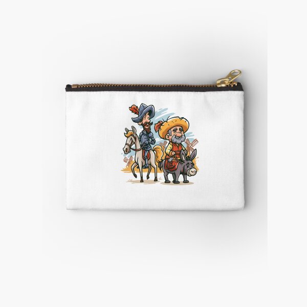 Item preview, Funny Don Quixote Cartoon Sticker | Classic Literature Art | Sancho Panza Adventure designed and sold by De Aqui y de Alla Studio.