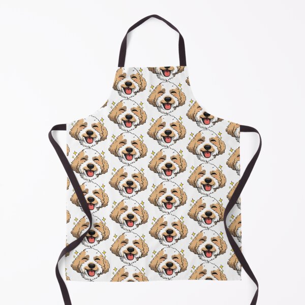 Item preview, Fluffy Goldendoodle Happy designed and sold by fathur-ratchman.