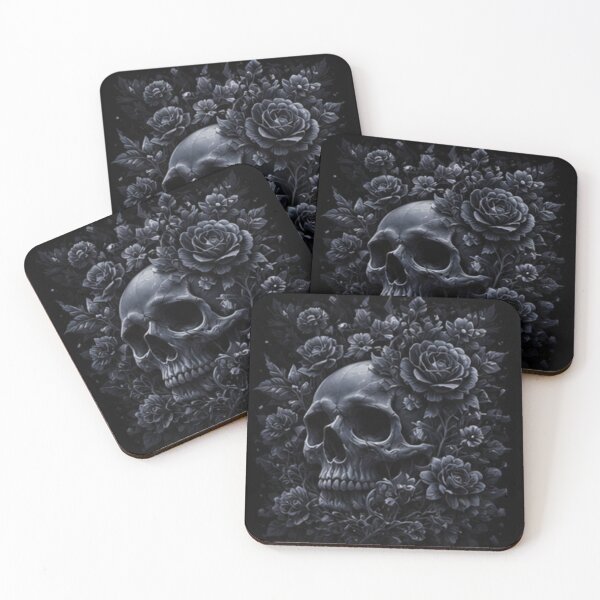 Item preview, Shadow Bloom Skull designed and sold by 1NEOBOY.