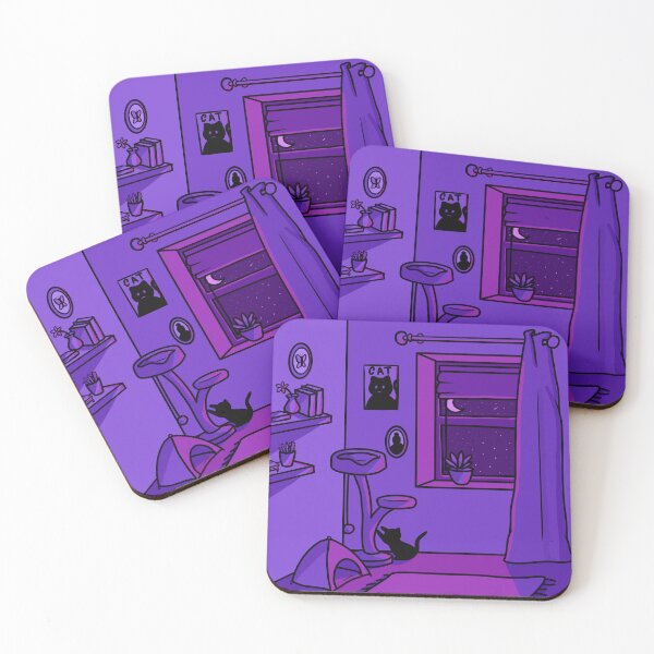 Item preview, Cat-room in the dark designed and sold by WitchGalaxy.