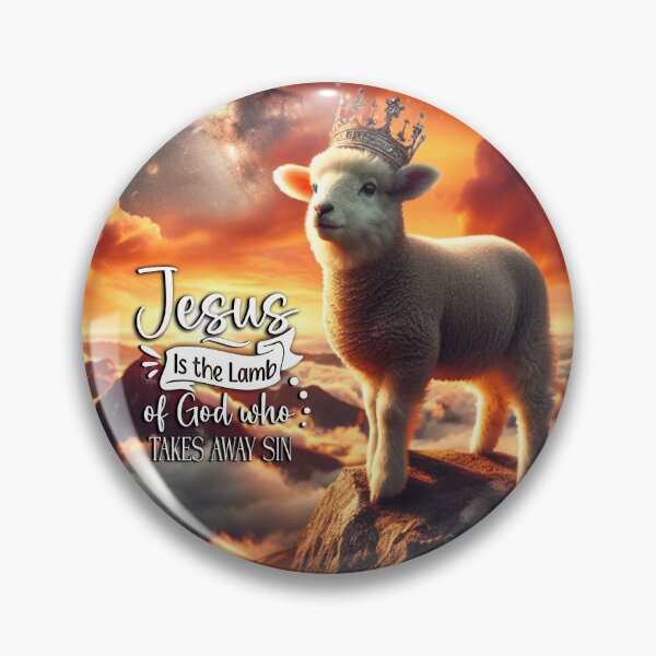 Artikelvorschau, Jesus ist das Lamm Gottes, das die Sünde wegnimmt. entworfen und verkauft von kurosdesign21.