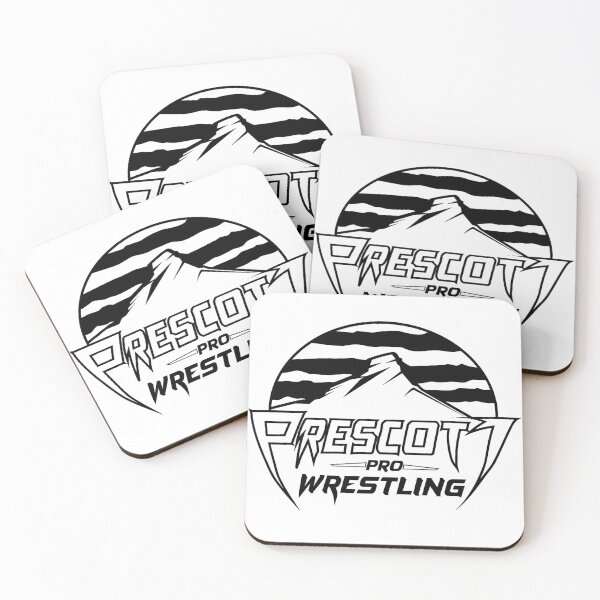 Artikelvorschau, Prescott Pro Wrestling Logo (Schwarz) entworfen und verkauft von Prescott-PW.