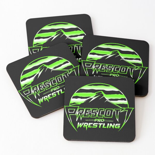 Artikelvorschau, Logo von Prescott Pro Wrestling (grün) entworfen und verkauft von Prescott-PW.