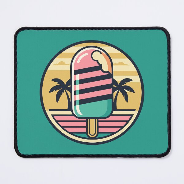 Item preview, Melting Popsicle Retro Ocean Wave designed and sold by xmoudx.