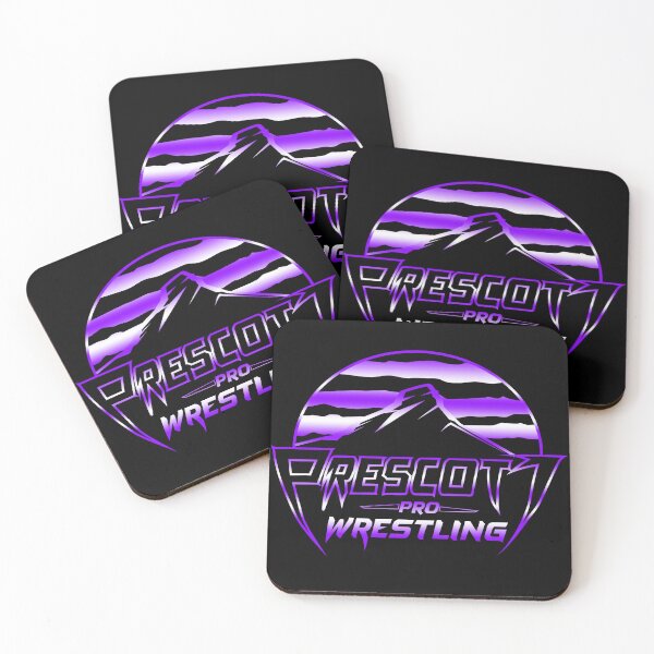 Item preview, Prescott Pro Wrestling logo (purple) designed and sold by Prescott-PW.