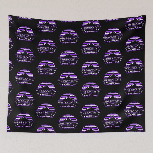 Item preview, Prescott Pro Wrestling logo (purple) designed and sold by Prescott-PW.