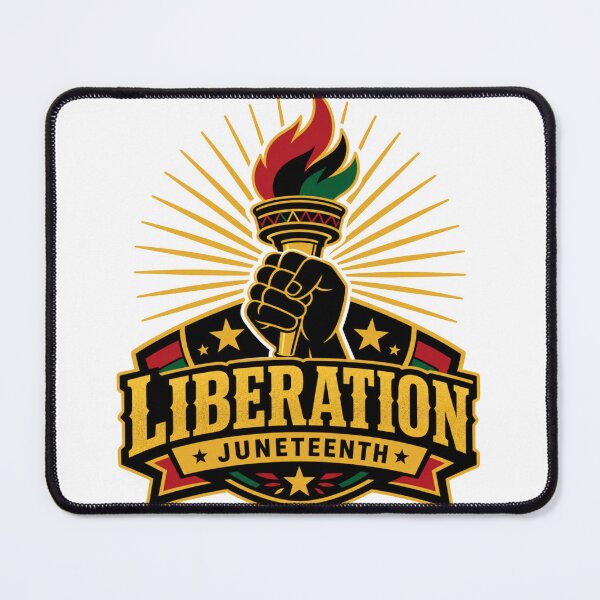 Item preview, Liberation Juneteenth Torch Fist Black Power Art designed and sold by PlushFutura.