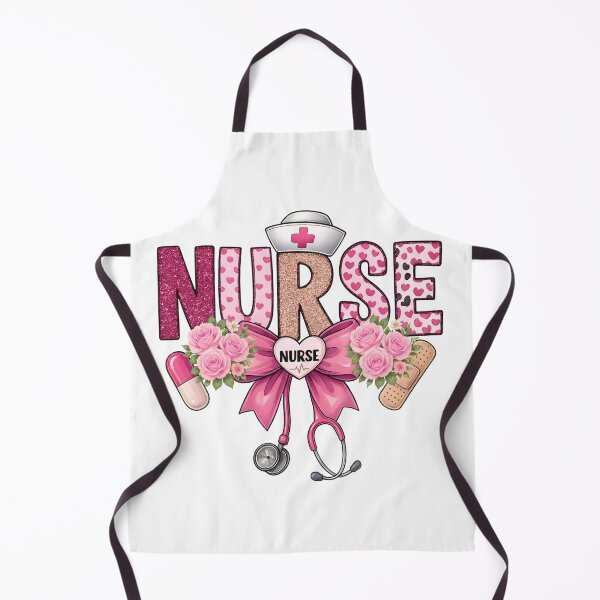 Item preview, Pink Nurse Floral Bow Design designed and sold by RINRADA KHANMOREE.