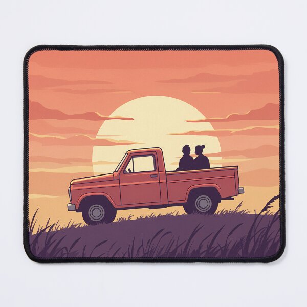 Item preview, Couple in Truck Bed with a Sunset View design designed and sold by creators_collective.
