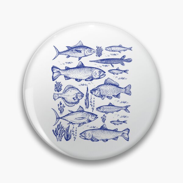 Item preview, Fish Tattoo Style Vintage 90s designed and sold by Necesario88.