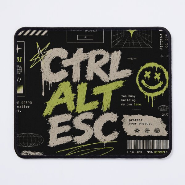 Item preview, CTRL ALT ESC Streetwear Poster | Cyberpunk Motivation Wall Art | Grunge Typography Graphic Design designed and sold by NBT-NOVA.