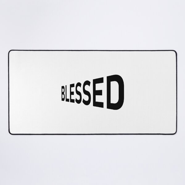 Item preview, Blessed – Christian Faith Typography T-Shirt Design designed and sold by CrossCrafted.