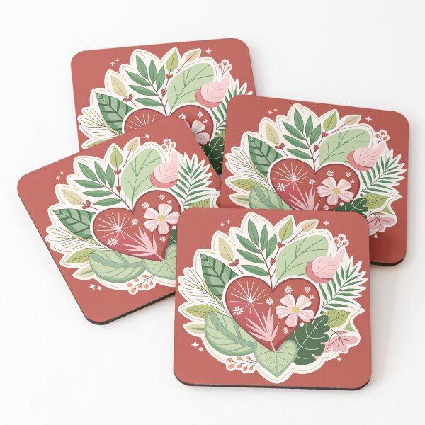 Item preview, Blooming Botanical Love Heart Aesthetic designed and sold by fadilow.