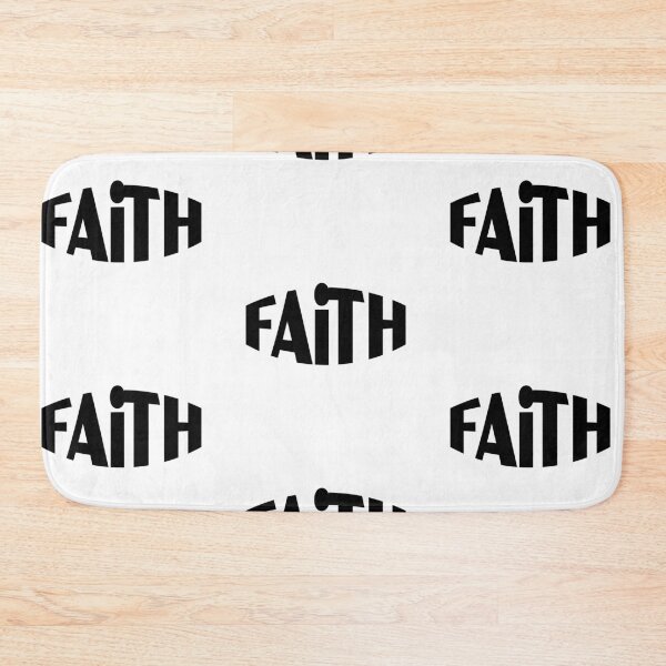 Item preview, Christian Faith Typography T-Shirt Design designed and sold by CrossCrafted.
