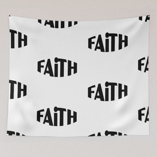 Item preview, Christian Faith Typography T-Shirt Design designed and sold by CrossCrafted.