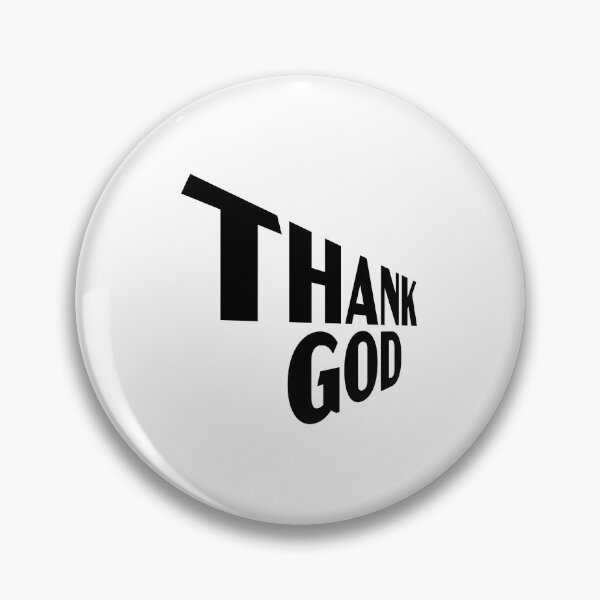 Item preview, Thank God – Christian Faith Typography T-Shirt Design designed and sold by CrossCrafted.