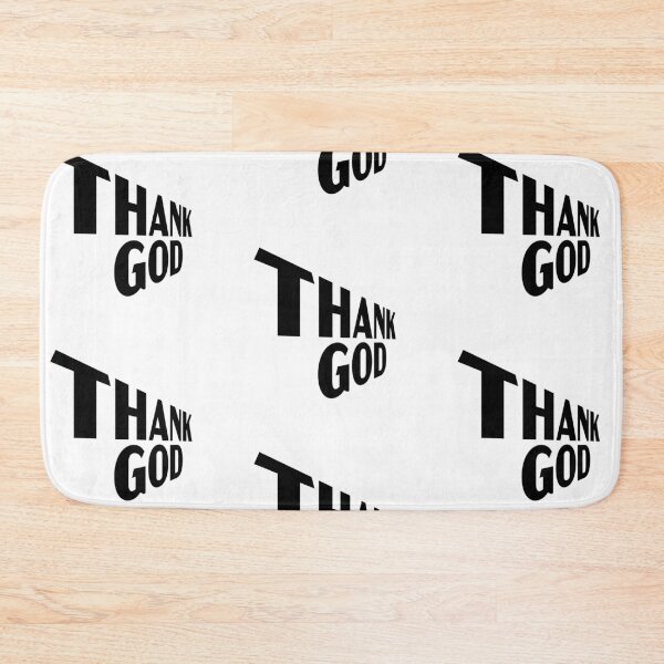 Item preview, Thank God – Christian Faith Typography T-Shirt Design designed and sold by CrossCrafted.