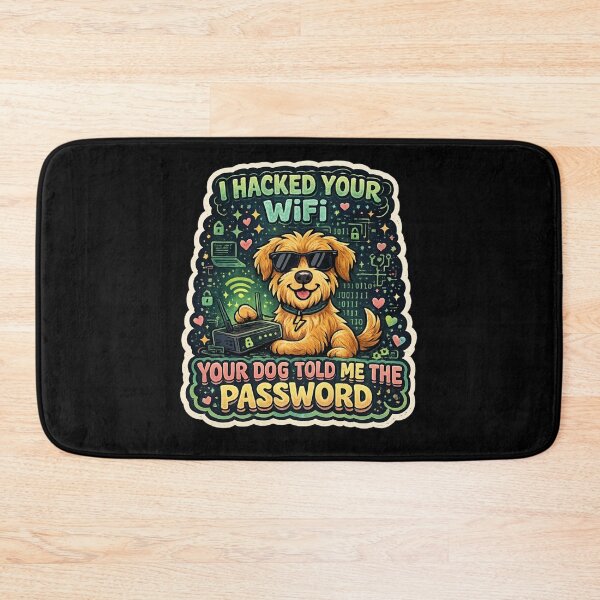 Item preview, I Hacked Your WiFi Your Dog Told Me The Password Funny Cybersecurity Dog Shirt . designed and sold by  BreedCraft Studio.