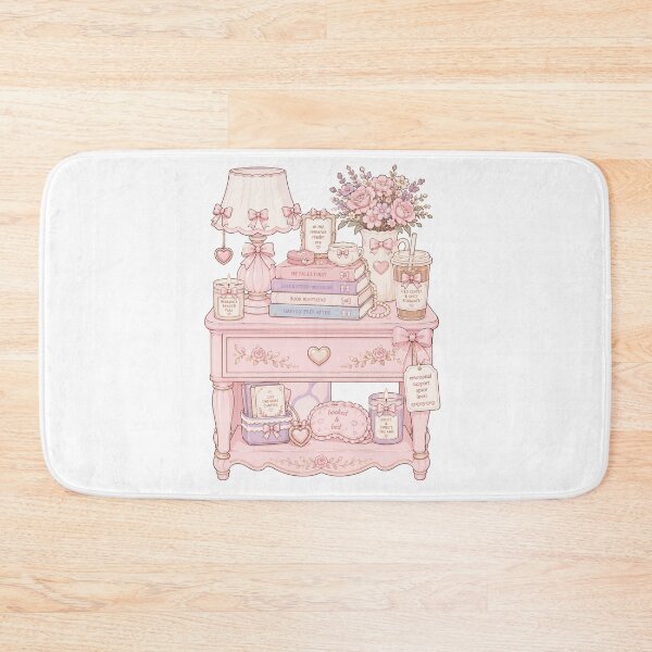 Item preview, Cluttered Nightstand | Coquette Reader designed and sold by DelicateBalance.