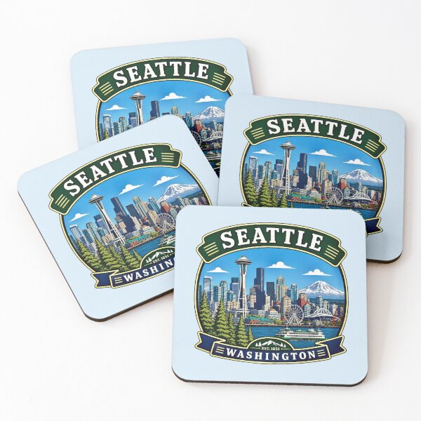Item preview, Seattle, Washington designed and sold by Myra365Art.