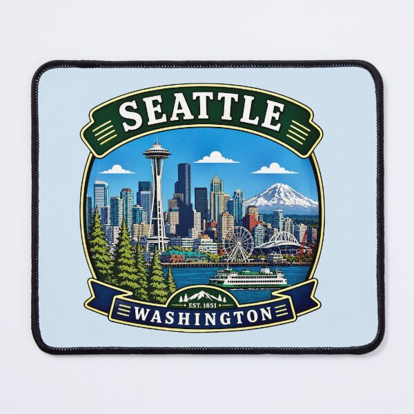 Item preview, Seattle, Washington designed and sold by Myra365Art.
