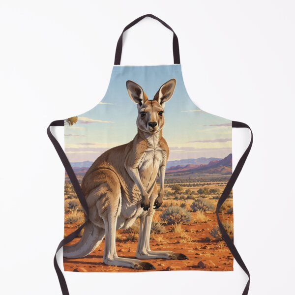 Item preview, A Kangaroo In Outback Desert designed and sold by TeesofAuss.