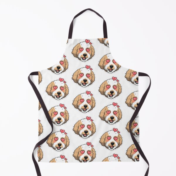 Item preview, Fluffy Goldendoodle Falling In Love designed and sold by fathur-ratchman.