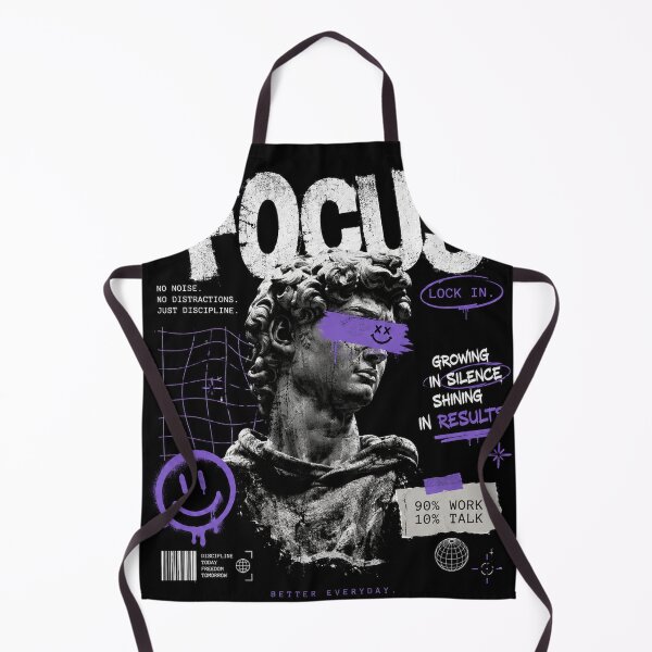 Item preview, Focus Lock In Discipline Statue Aesthetic Streetwear Graphic T-Shirt designed and sold by NBT-NOVA.