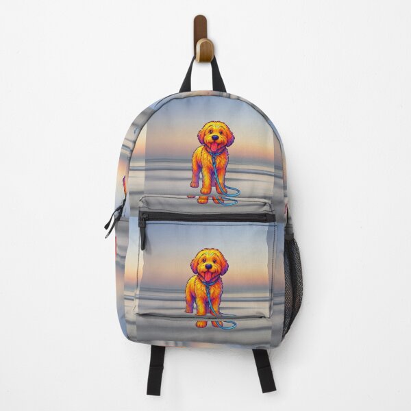 Item preview, Dooley the Doodle at sunset beach designed and sold by Doodles Down South.