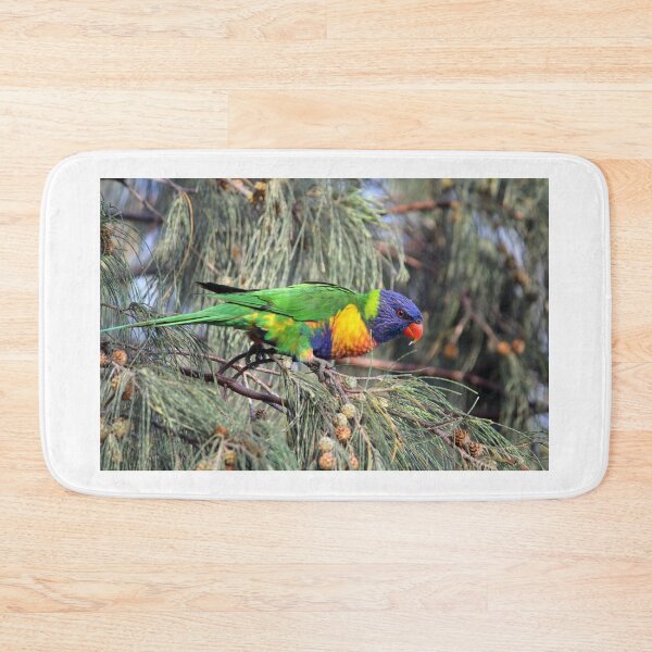 Item preview, Rainbow Lorikeet in Native Australian Tree designed and sold by 27Tammy27.