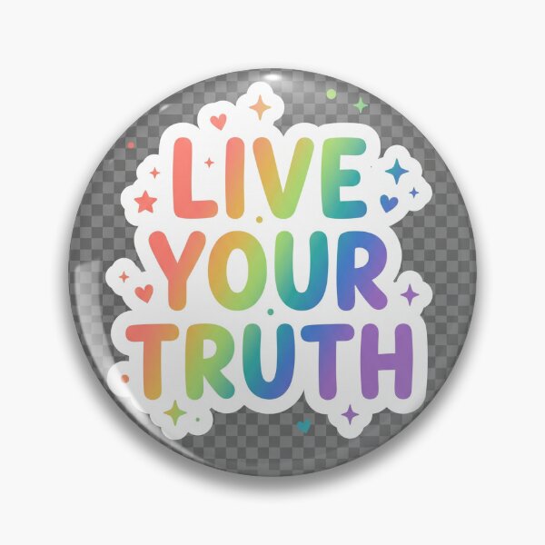 Item preview, "LIVE YOUR TRUTH" Modern Rainbow Pride Sticker Case designed and sold by cartxglobal.