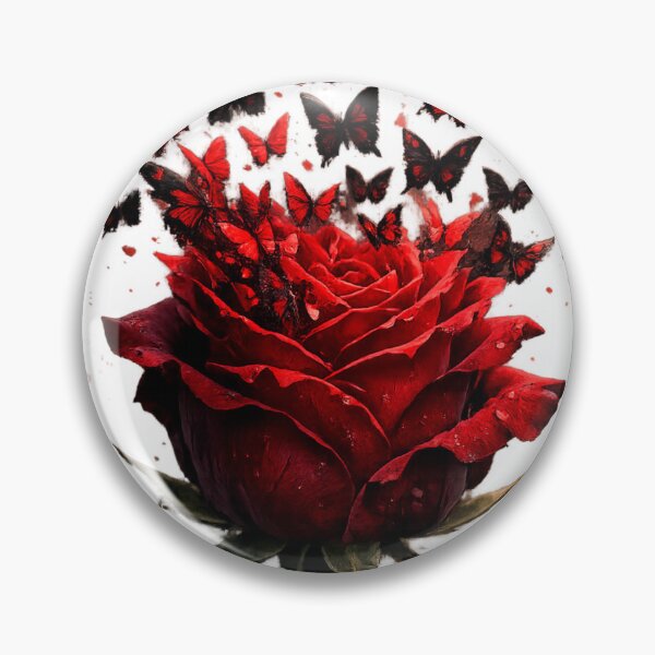 Item preview, Crimson Butterfly Rose designed and sold by 1NEOBOY.