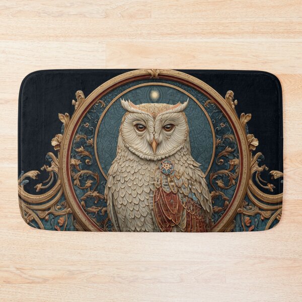 Item preview, Celestial Art Nouveau Owl Mandala designed and sold by desmondlyon.