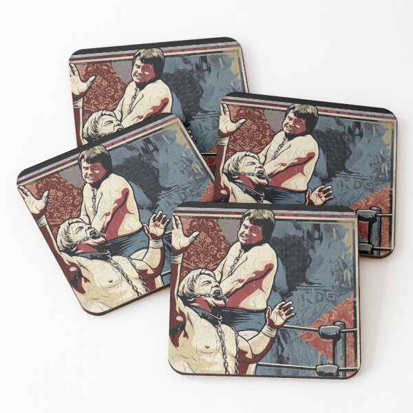 Item preview, Vintage Dog Collar Match Classic Wrestling Art designed and sold by The Irish Whip.