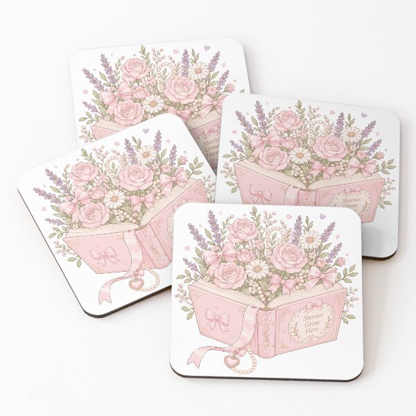 Item preview, Stories Grow Here | Coquette Reader designed and sold by DelicateBalance.
