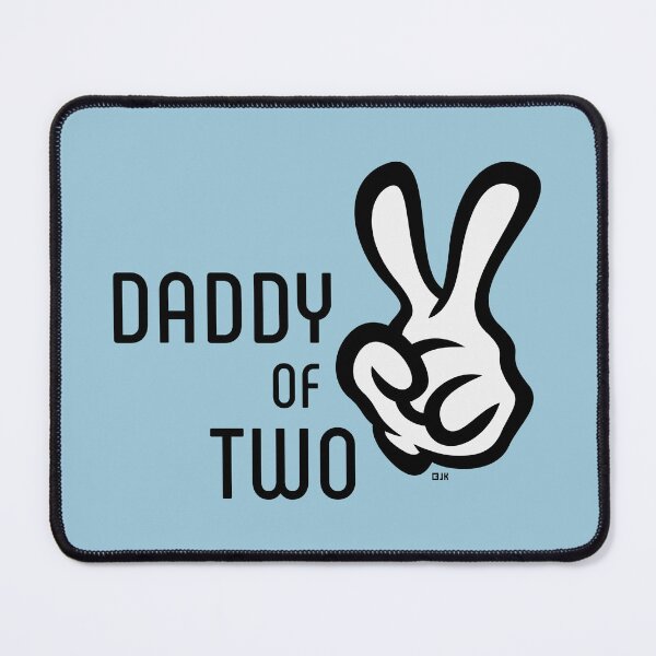 Item preview, Daddy Of Two (Dad / Papa / Victory / POS 2C) designed and sold by Roderix.