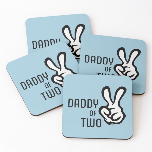 Item preview, Daddy Of Two (Dad / Papa / Victory / POS 2C) designed and sold by Roderix.